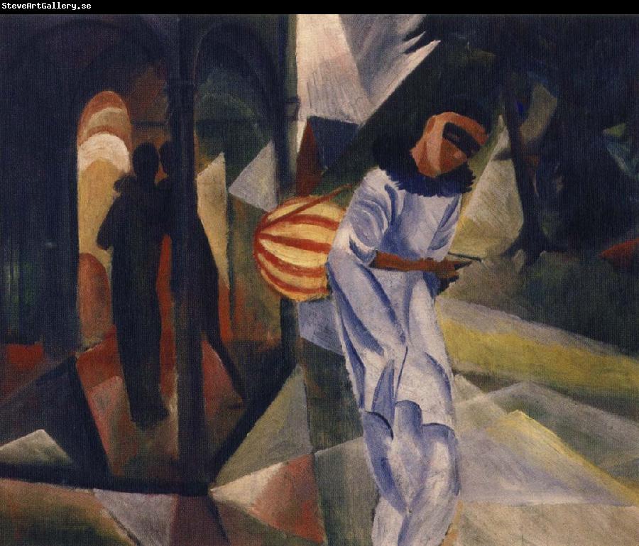 auguste macke pierrot